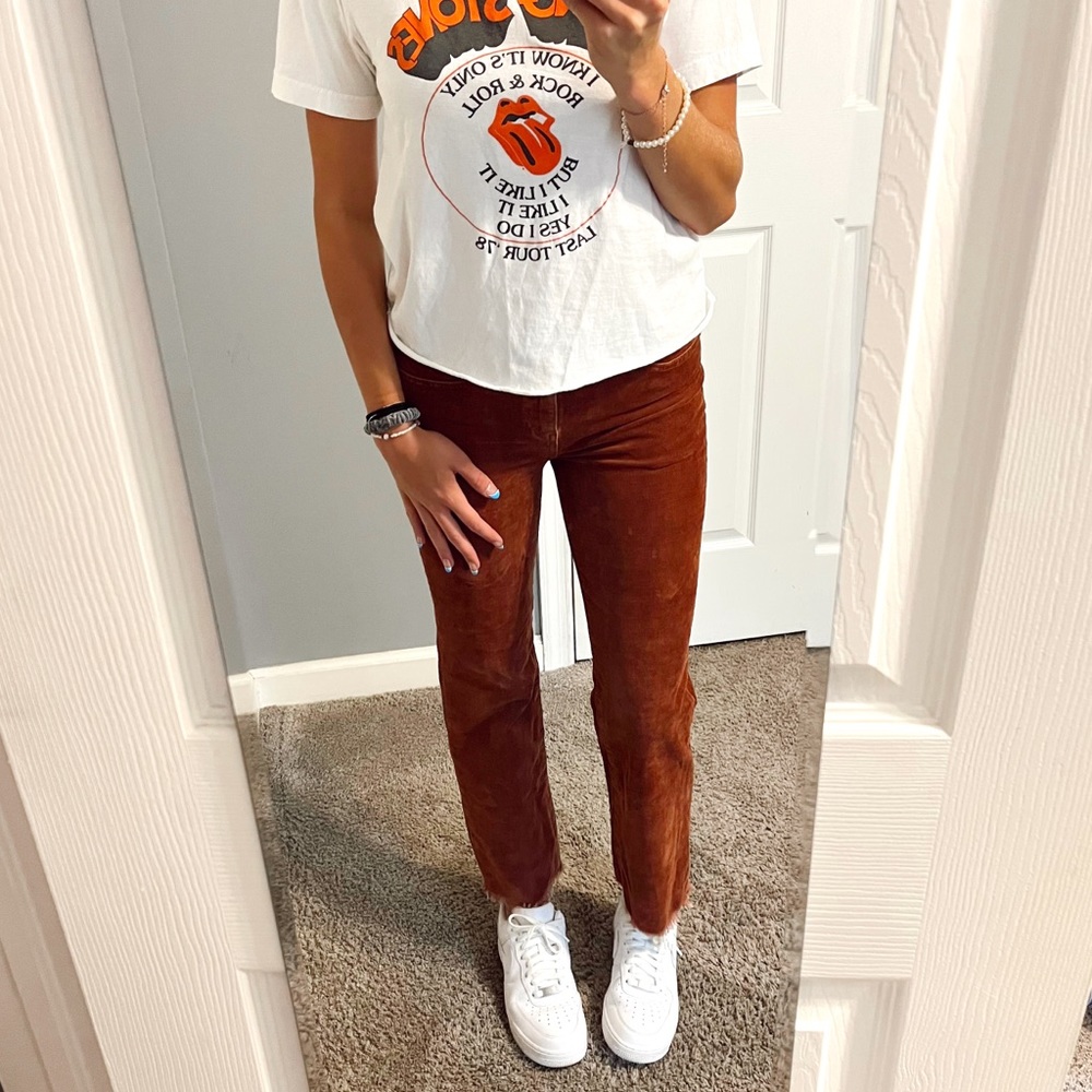 American Eagle Brown Corduroy Jeans